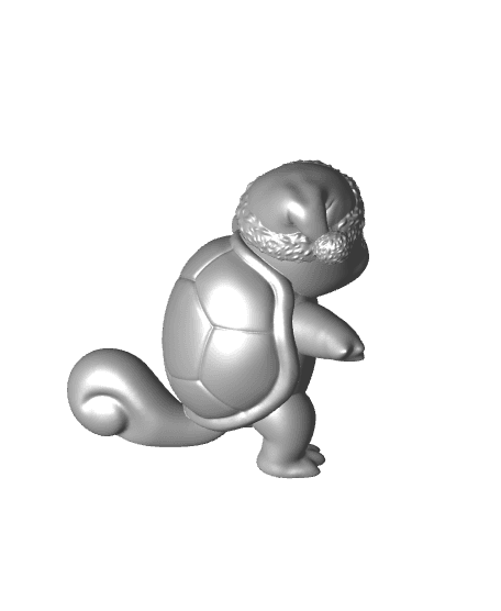 SQUIRTLE_01_ CHRISTMAS _ 3D PRINT FILE STL (POKEMON) 3d model