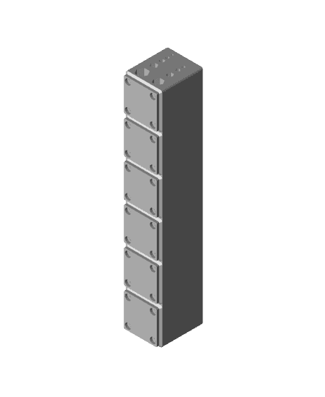  Gridfinity Allenkey Hexhead Storage  3d model