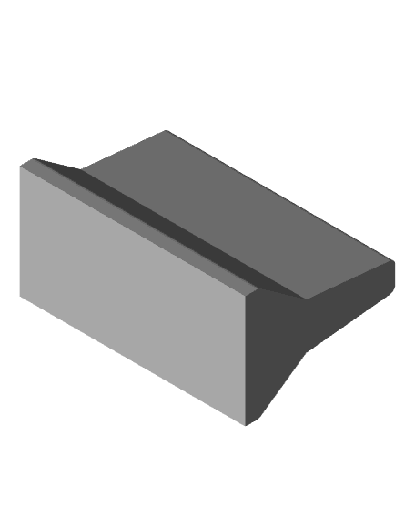 1/64 Scale 4 ft. Concrete Barrier - Plain 3d model