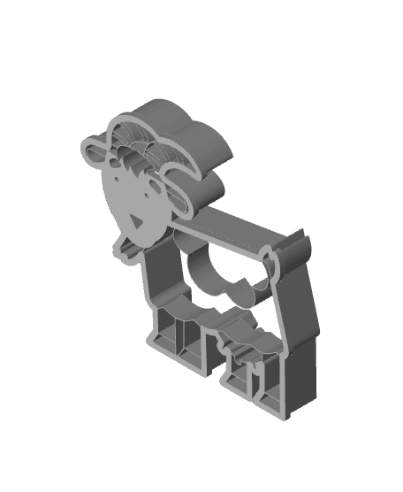 Goat Cookie Cutter, Biscuit Cutter 3d model