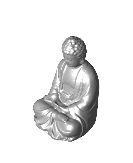 Buddha Figurine 3d model