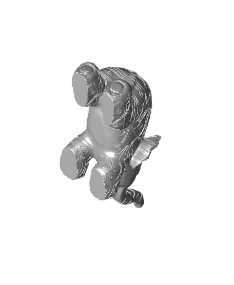 Elephant relief 3d model