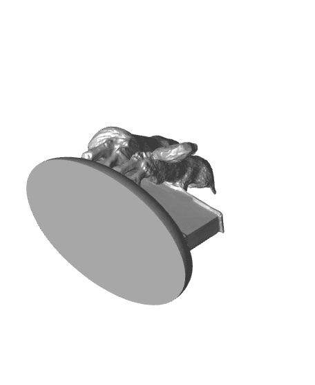Cats and mouse 3d model