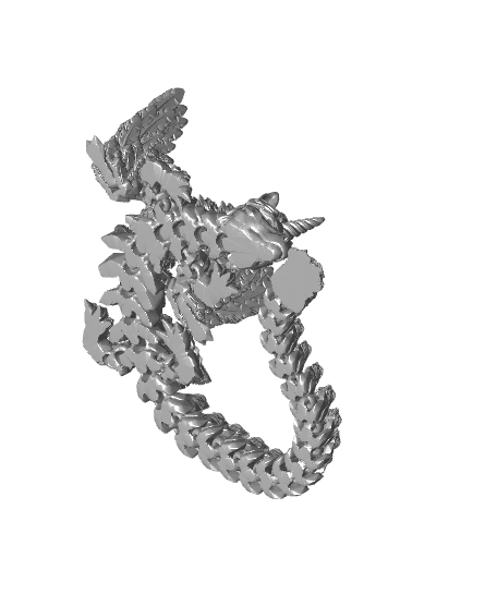 Alicorn Dragon 3d model
