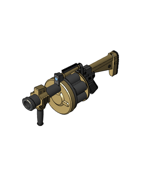 Fortnite Grenade Launcher - Source File 3d model