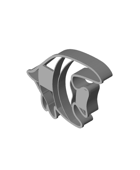 Fish Cookie Cutter, Biscuit Cutter 3d model