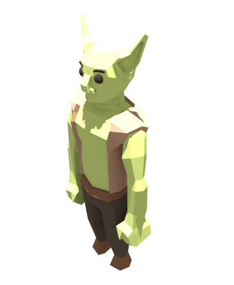 Animated Goblin 3d model