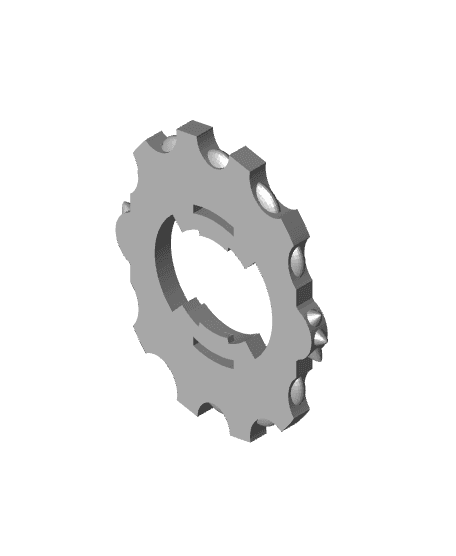 BEYBLADE CYCLO CHAOS | ATTACK RING | KELLOGGS SERIES 3d model