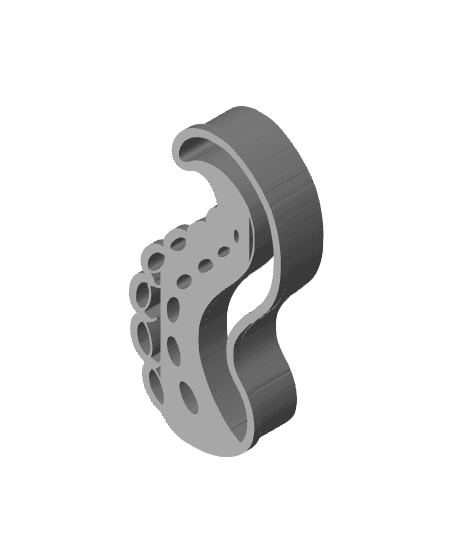 Octopus Cookie Cutter, Biscuit Cutter 3d model