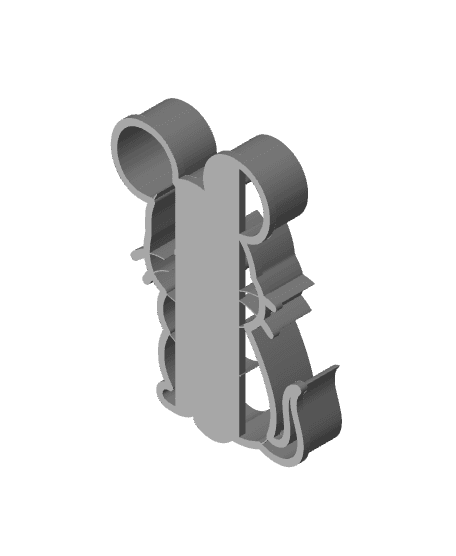 Mouse Cookie Cutter, Biscuit Cutter 3d model