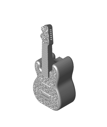 Guitar Lamp 3d model