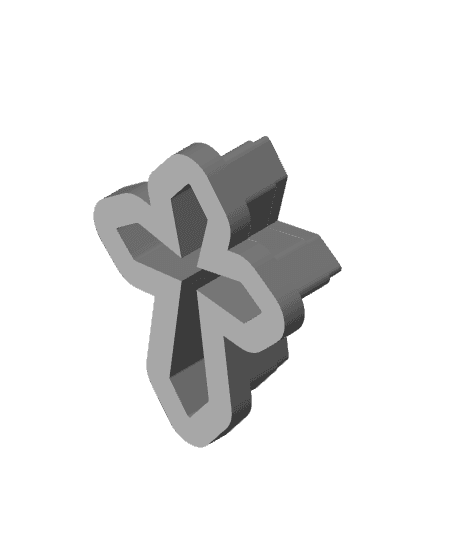 Cross 02 Clay Cutter for Polymer Clay | Digital STL File | Clay Tools | 4 Sizes Clay Cutters 3d model