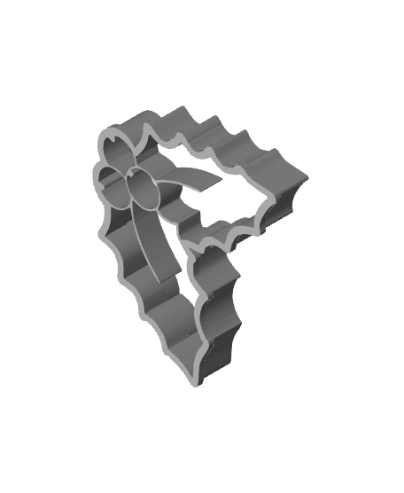 Leaf Cookie Cutter, Biscuit Cutter 3d model