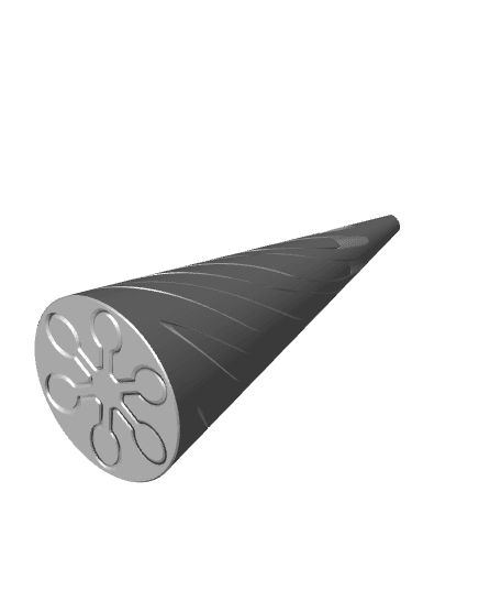 Fidget Spiral Cone 3d model