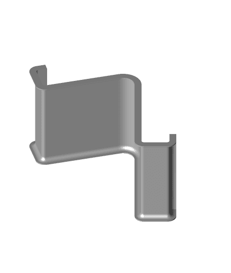 End of The Roll Phone Stand 3d model