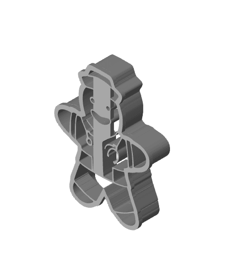 Ginger Doctor Cookie Cutter, Biscuit Cutter 3d model