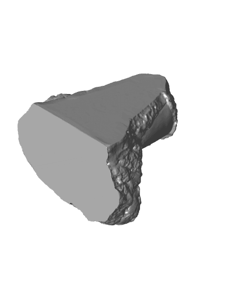 House and rock 3d model