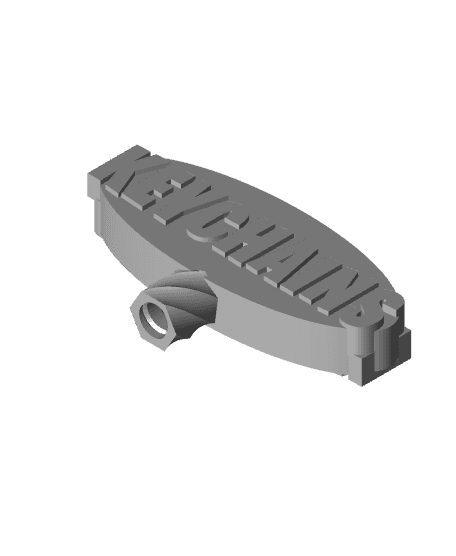 Simple Keychain Rack 3d model