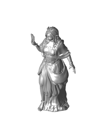 Fortune Teller - Tabletop Miniature 3d model