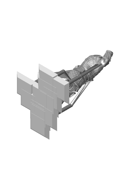 Modular Dwarven Axe Thrower 3d model