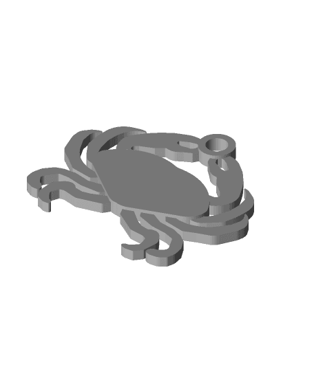 Crab Earring 3d model