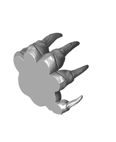 Dragon Paw Stand 3d model