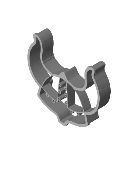 Viking Helmet Cookie Cutter, Biscuit Cutter 3d model