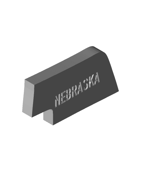 Merica Fridge Magnets - MMU version - NEBRASKA 3d model