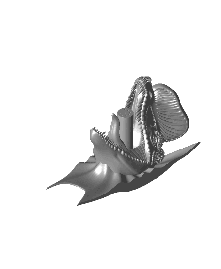 Dilophasaurus Shower Head 3d model