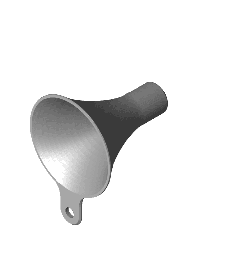 Silica Gel Funnel (24mm Spout 77mm Mouth) 3d model