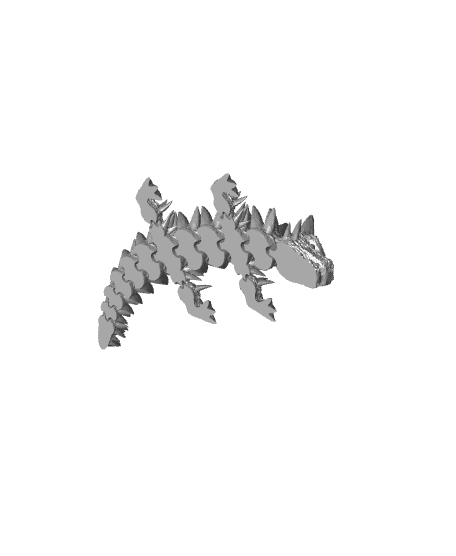 Articulated Bonespike Dragon (Gen. 2) 3d model