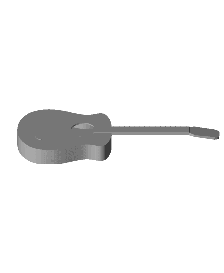 Mini guitar 3d model