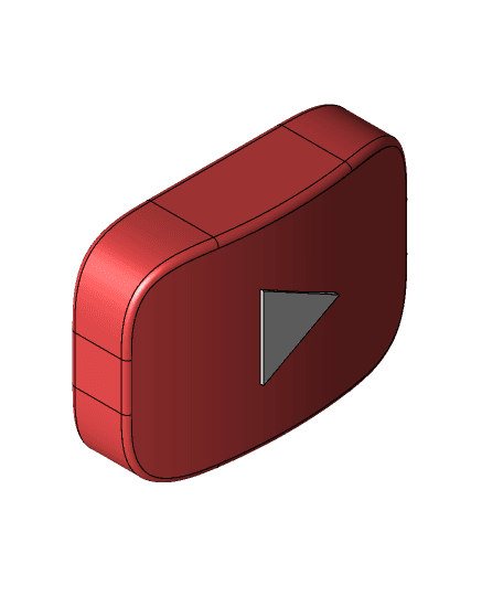 Youtube Play Button.igs 3d model
