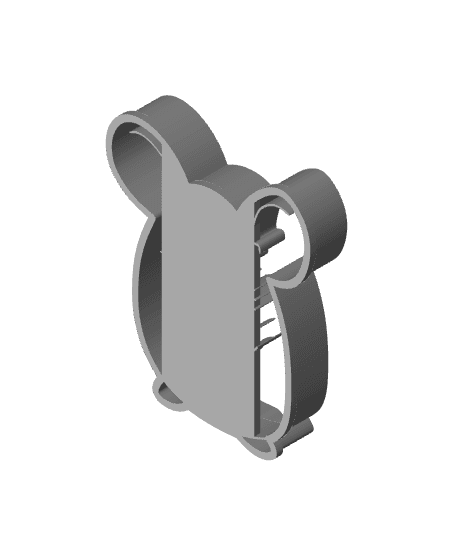 Mouse Cookie Cutter, Biscuit Cutter 3d model