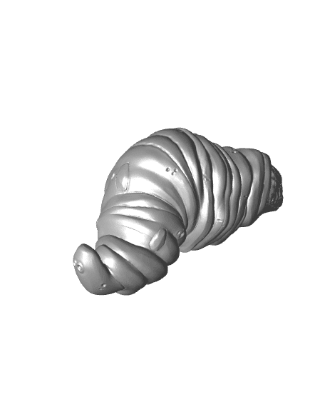 Carrion Maggot x4 (25mm Bases) 3d model