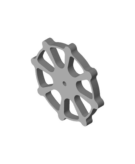3D ROUND 8 PEGS FOUR IN A ROW GAME  3d model