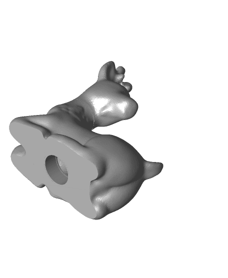 Tealight Deer  3d model