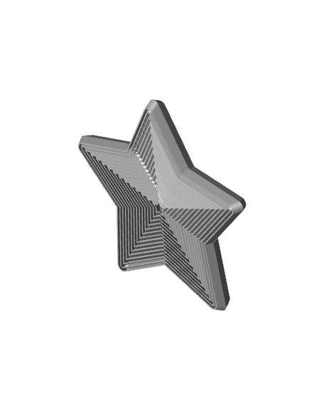 Hypnotic Star Fidget Toy 3d model