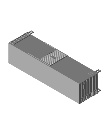 Z scale 40 ft PS1 boxcar 3d model