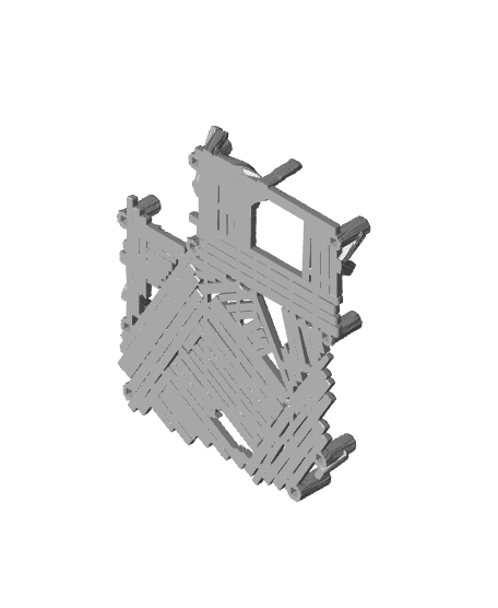Modular Goblin Scaffolding 3d model