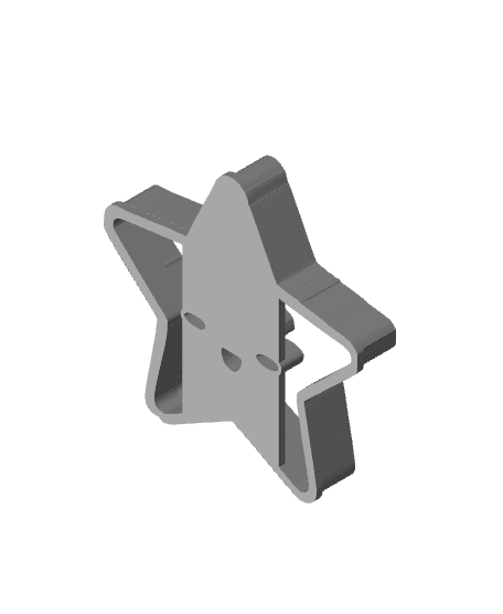 Star Cookie Cutter, Biscuit Cutter 3d model