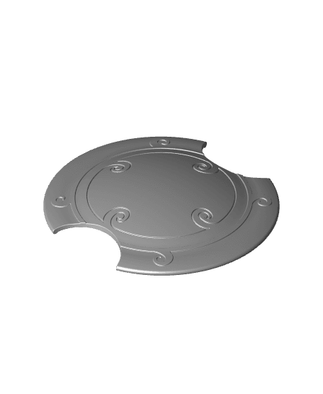 RWBY Pyrrha Nikos Shield Printable Assembly 3d model