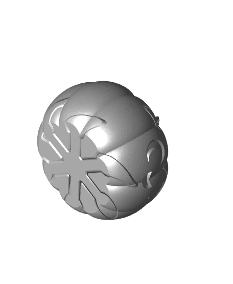 Spiral Pumpkin Puzzle 3d model