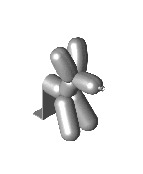 Balloon Dog Bookends 3d model