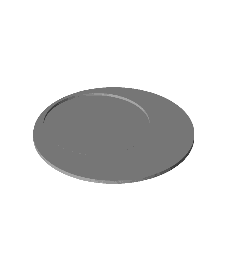 Circles Retro Coaster 3d model