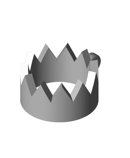 Party Hat Keychain 3d model