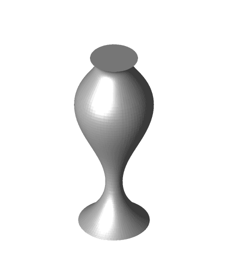 Swan Vase 3d model