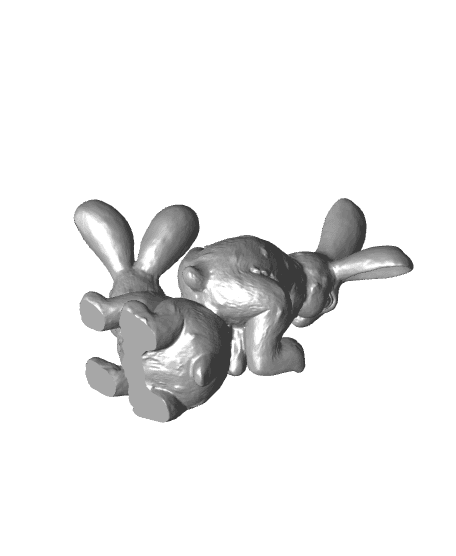 Jump Rabbit 3d model