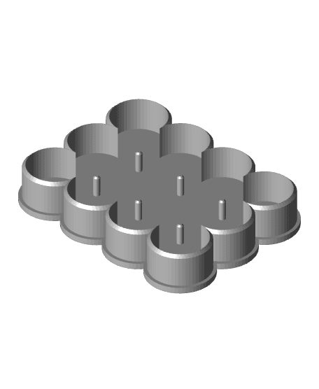 Bubble Cookie Cutter 3d model