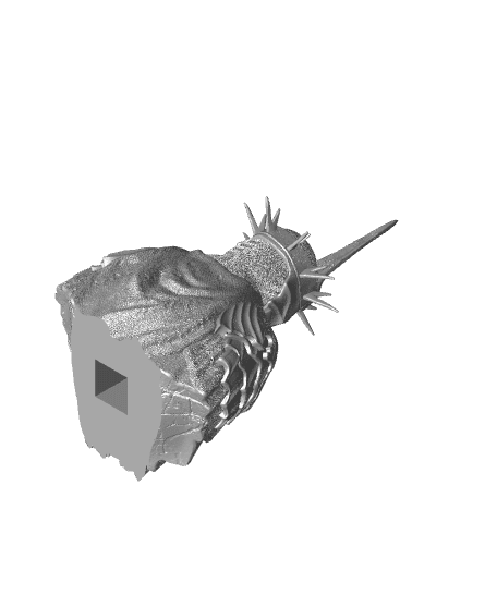 Witch King of Angmar bust (Pre Supported) 3d model